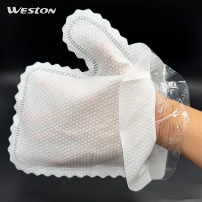 Enjuague desechable-Toallitas de baño gratuitas Guantes